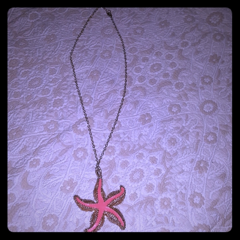 Cute tarnish like starfish necklace
